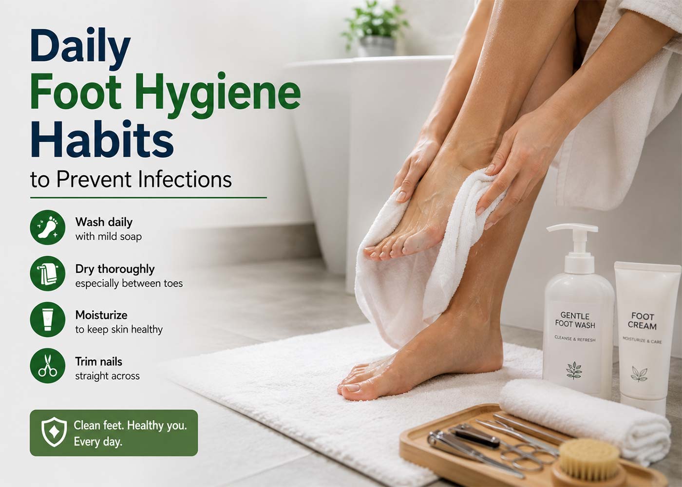 Daily Foot Hygiene Habits to Prevent Infections